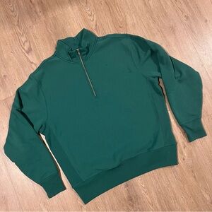 Champion Men's Quarter Zip-Up Sweater size Large